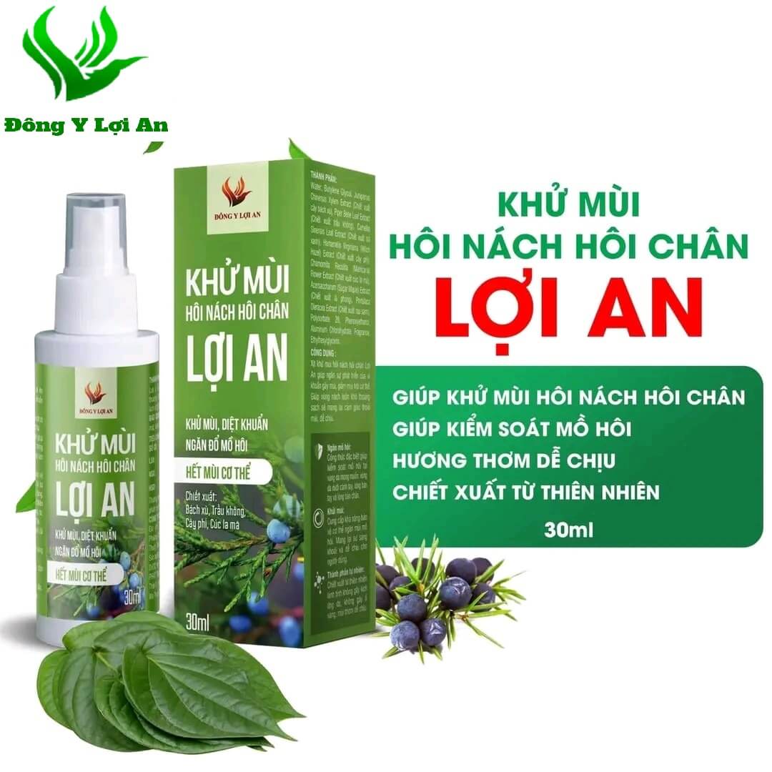 Hình ảnh sản phẩm khử mùi hôi nách hôi chân Lợi An