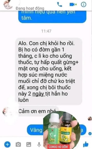 Sử dụng đủ loại cũng như nhiều phương pháp mà chỉ đỡ ít ho đờm