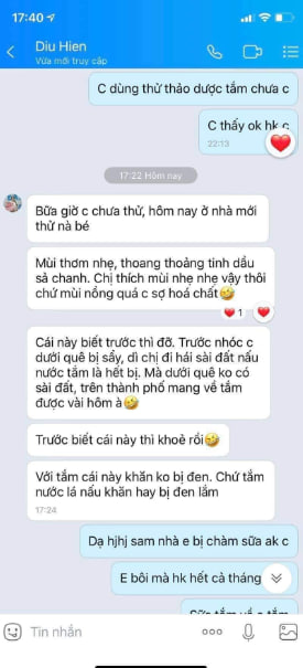 Người dùng đánh giá mùi thơm nhẹ, thoang thoảng phù hợp ho trẻ