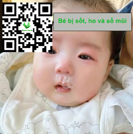 Trẻ bị sốt ho sổ mũi phải làm sao
